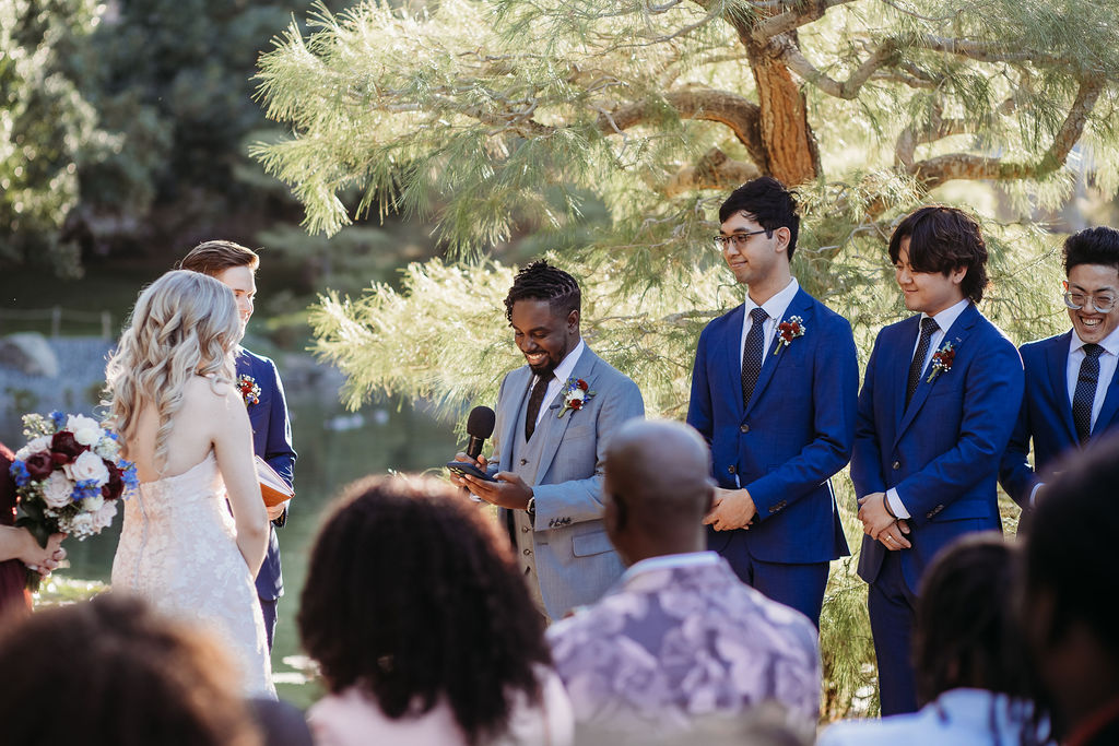 ceremony photos at Japanese Friendship Garden Arizona.