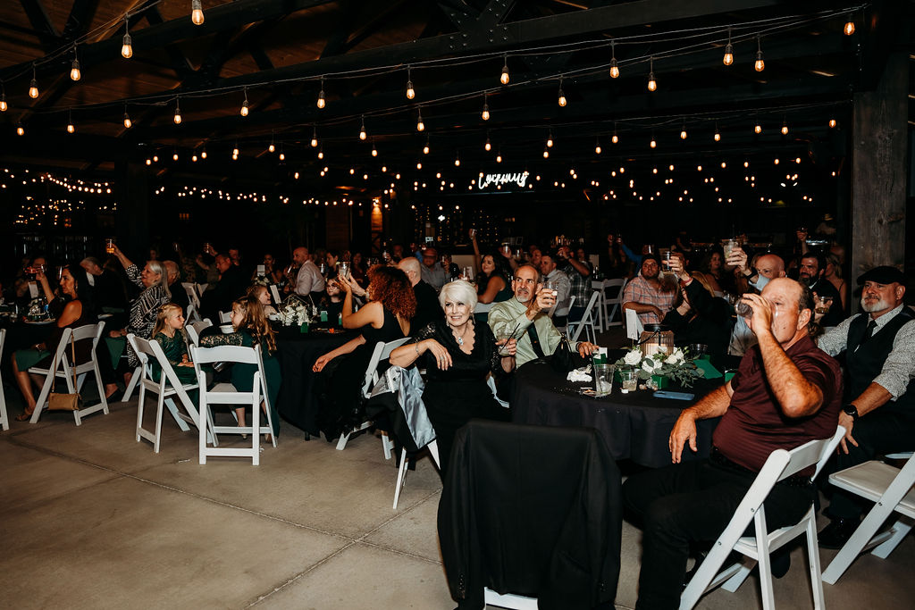 venue at chilleens reception, arizona wedding photographer