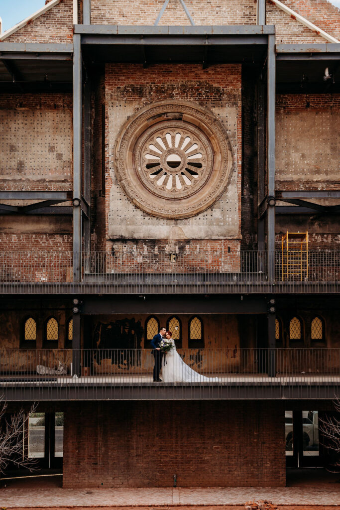 Abbey on Monroe Downtown Phoenix, styled wedding shoot, bride and groom portraits