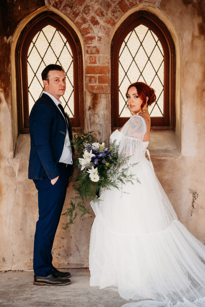 Abbey on Monroe Downtown Phoenix, styled wedding shoot, bride and groom portraits