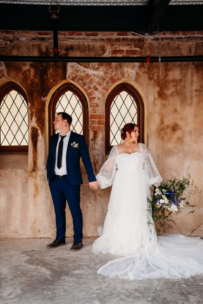 Abbey on Monroe Downtown Phoenix, styled wedding shoot, bride and groom portraits