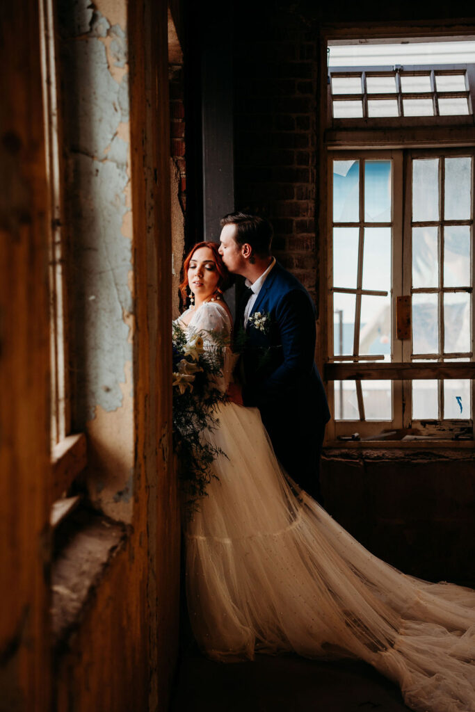 Abbey on Monroe Downtown Phoenix, styled wedding shoot, bride and groom portraits