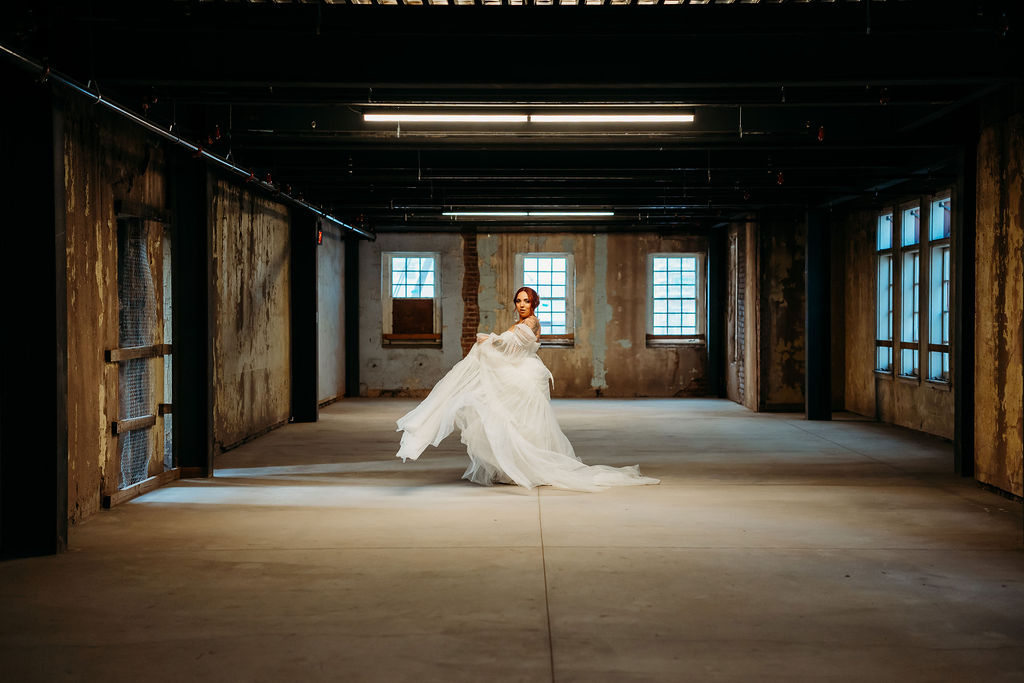 Abbey on Monroe Downtown Phoenix, styled wedding shoot, bridal portraits