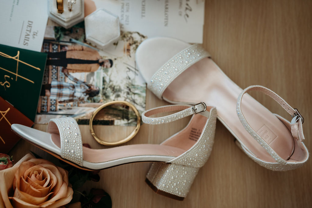 wedding flat lay