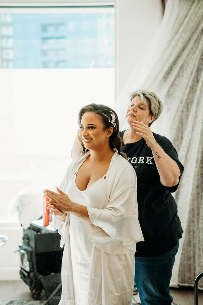 bride getting ready, The Westin Tempe