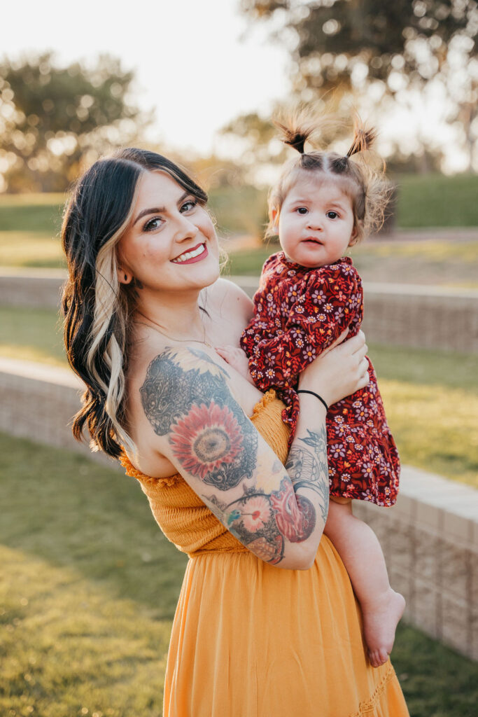 mommy and daughter photography, arizona family photographer, jewel toned color palette 