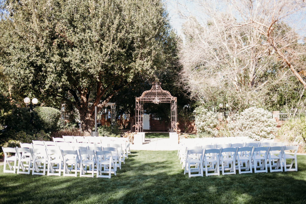 Wedding at Stonebridge Manor, ceremony location for arizona wedding.