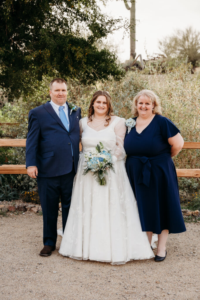 Desert Outdoor Center at Lake Pleasant, wedding formal portrait posing ideas