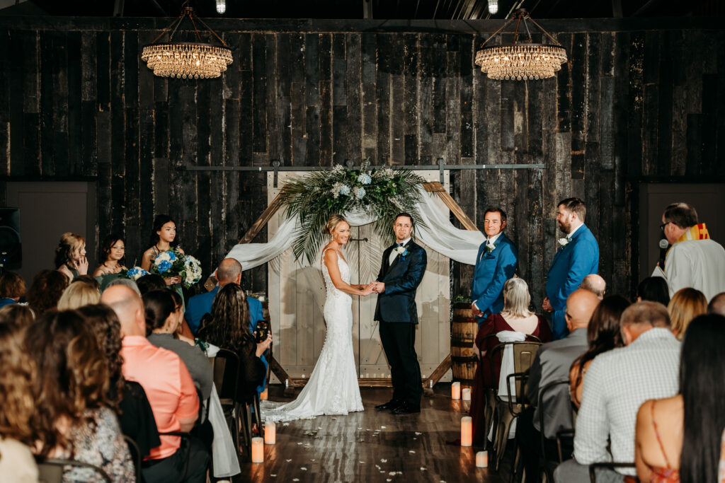 Fire House Event Center ceremony, arizona wedding photographer