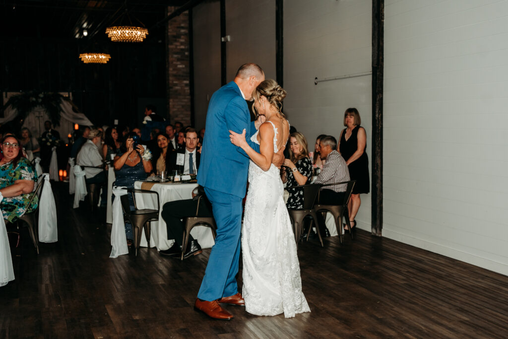 Fire House Event Center,father of the bride and bride dance