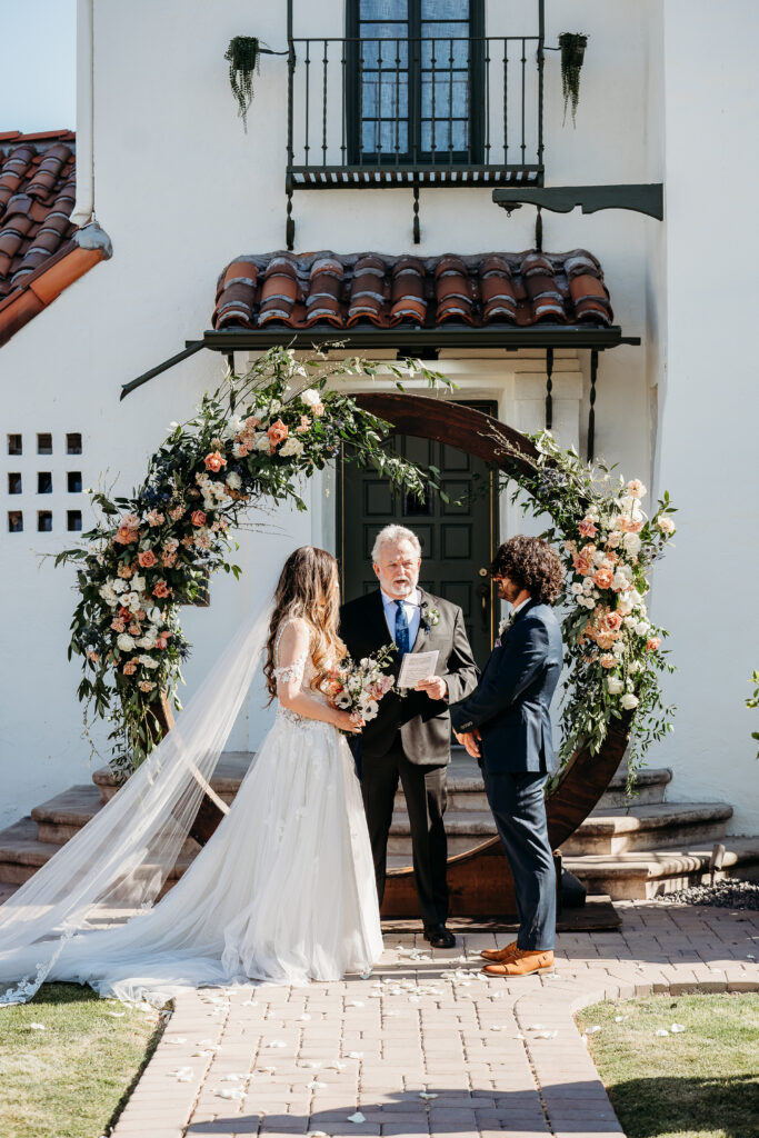 wedding reception at coronado house in phoenix, arizona wedding photographer, intimate wedding