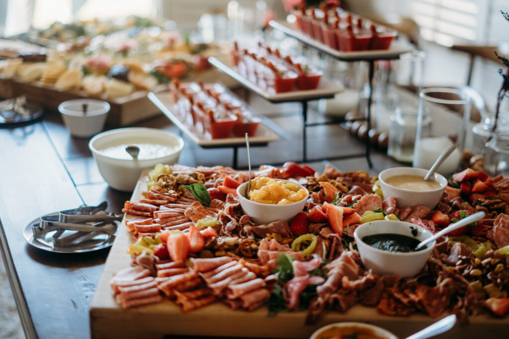 charcuterie board wedding menu, arizona wedding