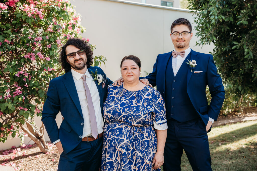 bride and groom formal portraits, arizona wedding photographer