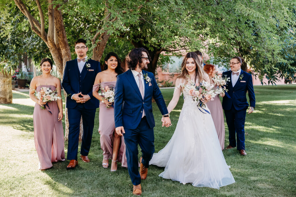 coronado house phoenix, wedding party posing ideas