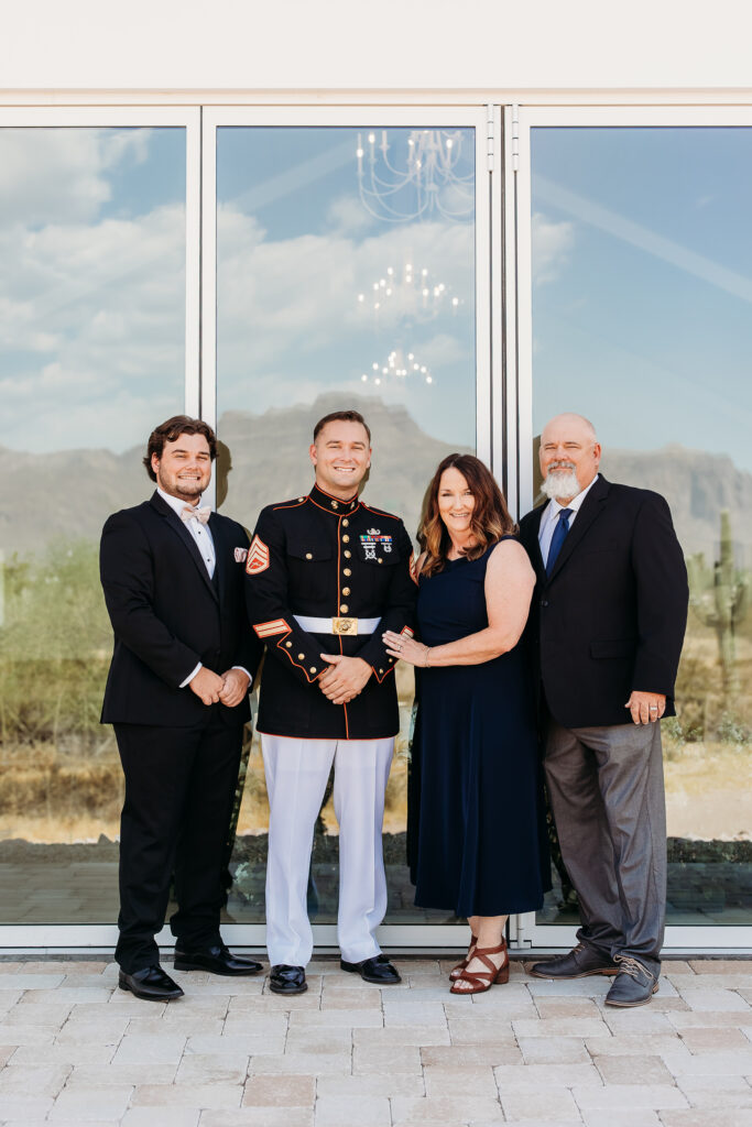 formal wedding photos, wedding photo posing ideas, arizona wedding photographer, military wedding