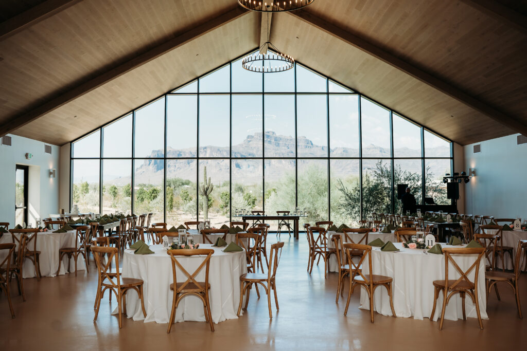 Desert View Weddings & Events reception views, desert views, arizona wedding photographer