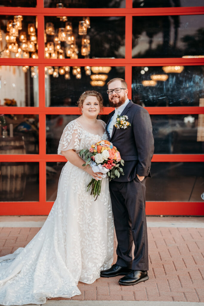 Fire House Event Center, Bride and groom formal photos, bride and groom posing ideas, fire house wedding, arizona wedding photographer