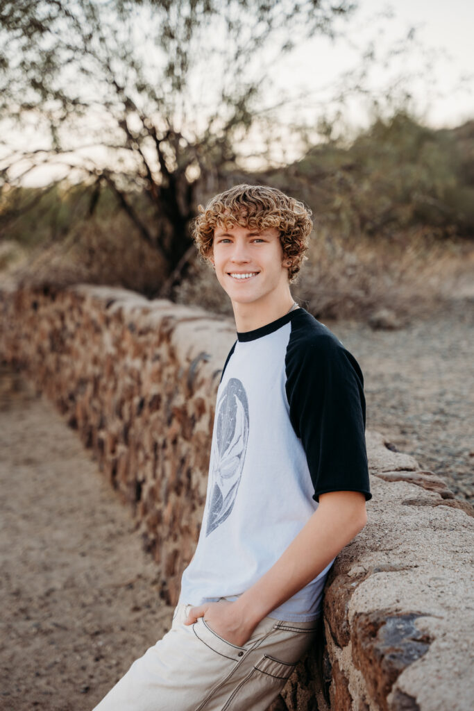 Arizona desert senior photo shoot, arizona location ideas for senior photo shoot