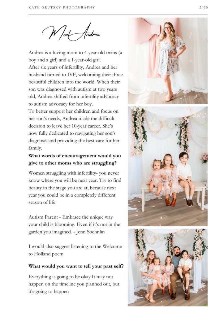 Follow one mother's heartfelt motherhood journey through infertility, entrepreneurship, and the joy of building both a family and a thriving photography business.