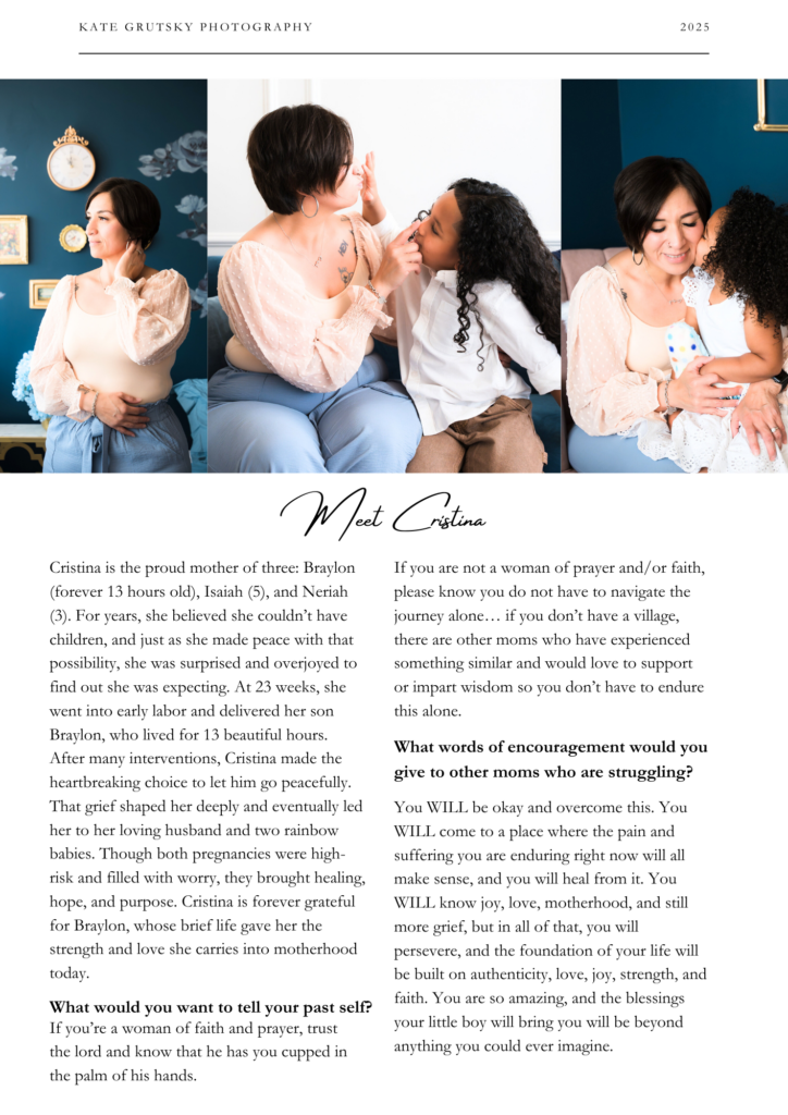 Follow one mother's heartfelt motherhood journey through infertility, entrepreneurship, and the joy of building both a family and a thriving photography business.