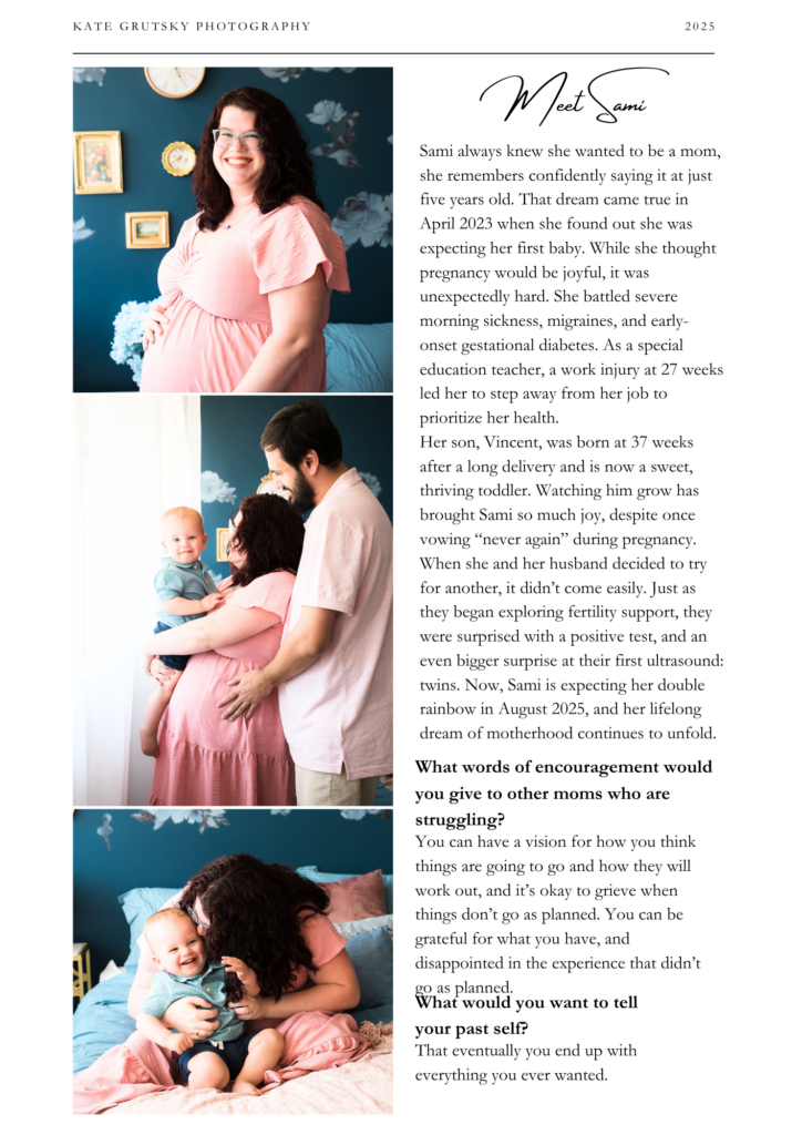 Follow one mother's heartfelt motherhood journey through infertility, entrepreneurship, and the joy of building both a family and a thriving photography business.