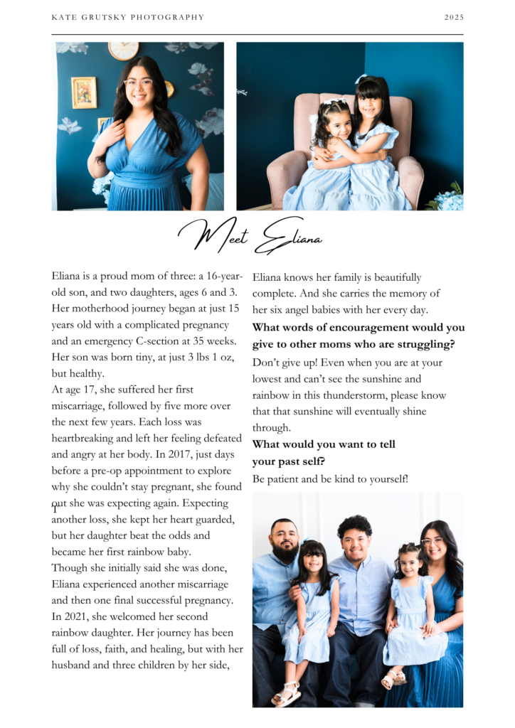 Follow one mother's heartfelt motherhood journey through infertility, entrepreneurship, and the joy of building both a family and a thriving photography business.