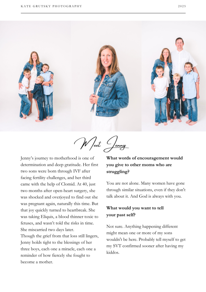 Follow one mother's heartfelt motherhood journey through infertility, entrepreneurship, and the joy of building both a family and a thriving photography business.