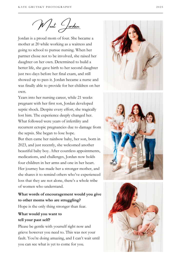 Follow one mother's heartfelt motherhood journey through infertility, entrepreneurship, and the joy of building both a family and a thriving photography business.