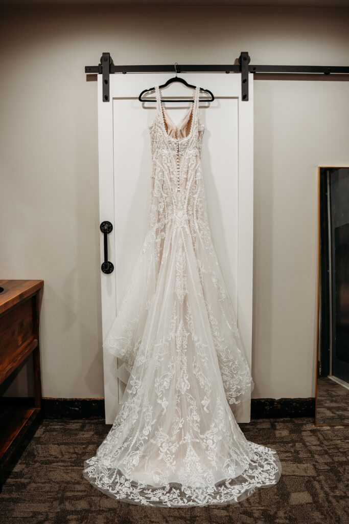 wedding dresss at fire house event center