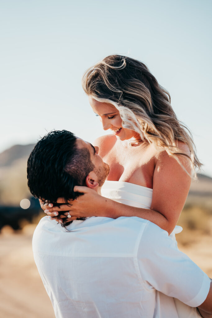 Arizona desert engagement photos, engagement photographer, proposal photographer, arizona wedding photographer